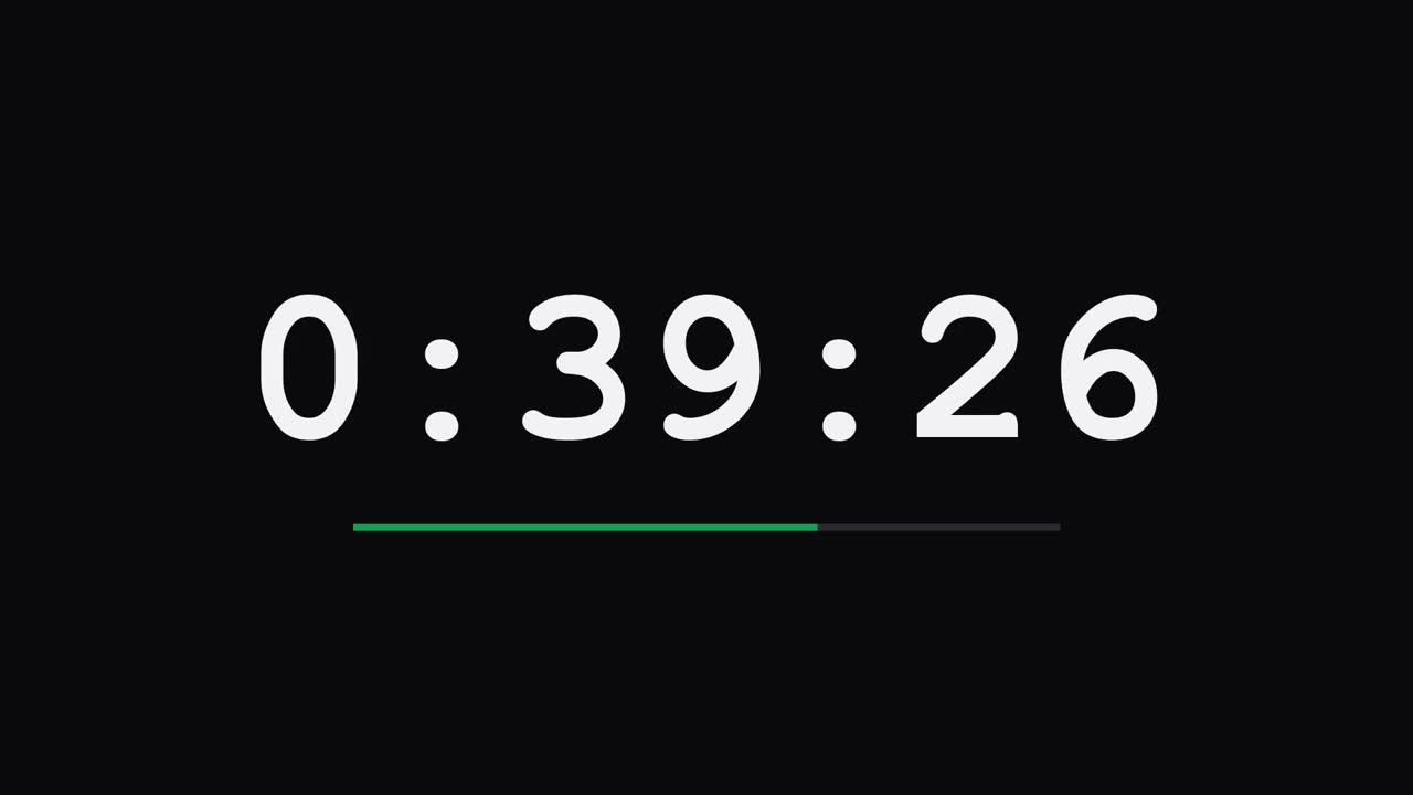 A fullscreen countdown timer as a prop